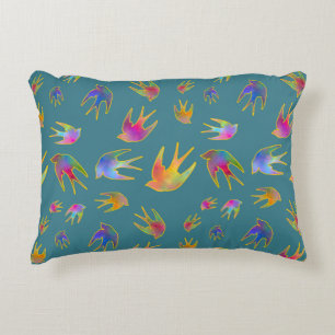 Dancing with the Wind on a Tranquil Twilight Accent Pillow