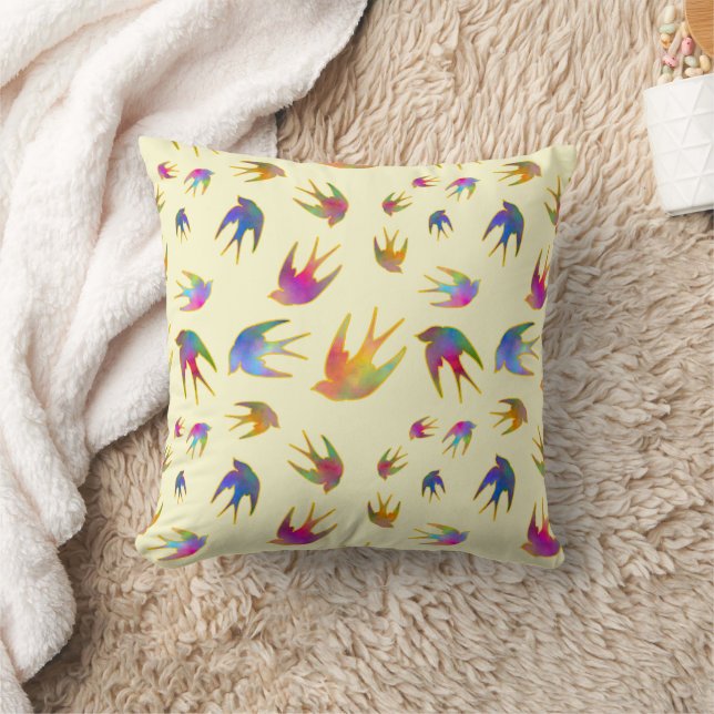 Dancing with the Wind Sunkissed Throw Pillow (Blanket)