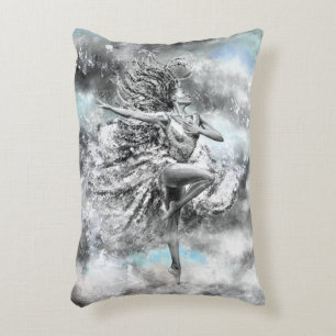 Dancing Woman Accent Pillow