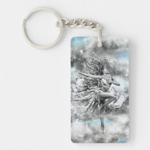 Dancing Woman Keychain