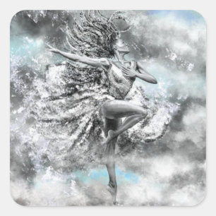 Dancing Woman Sticker