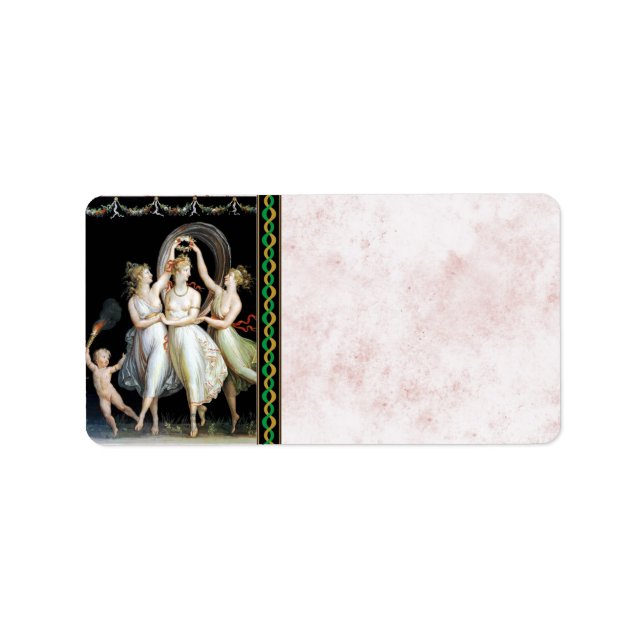 Dancing Women Address Label (Front)
