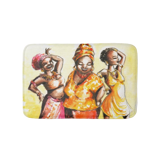 Dancing women bath mat (Front)