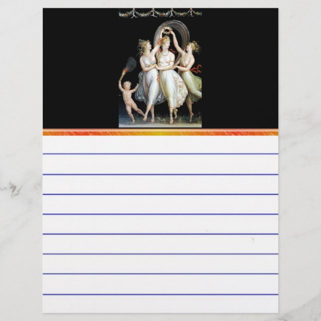Dancing Women Letterhead (Front)