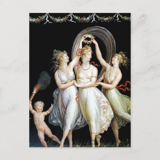 Dancing Women Postcard (Front)