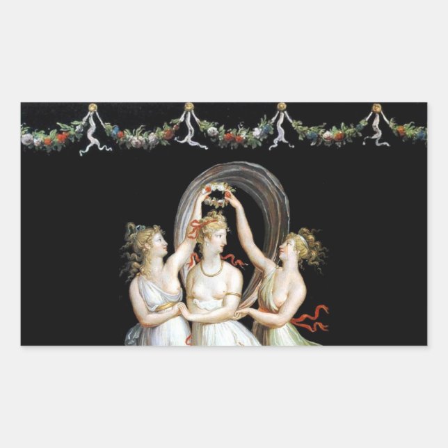 Dancing Women Sticker (Front)