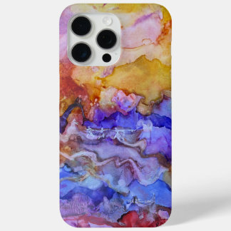 Dancing World Dreamscape Abstract Art Poster iPhone 15 Pro Max Case