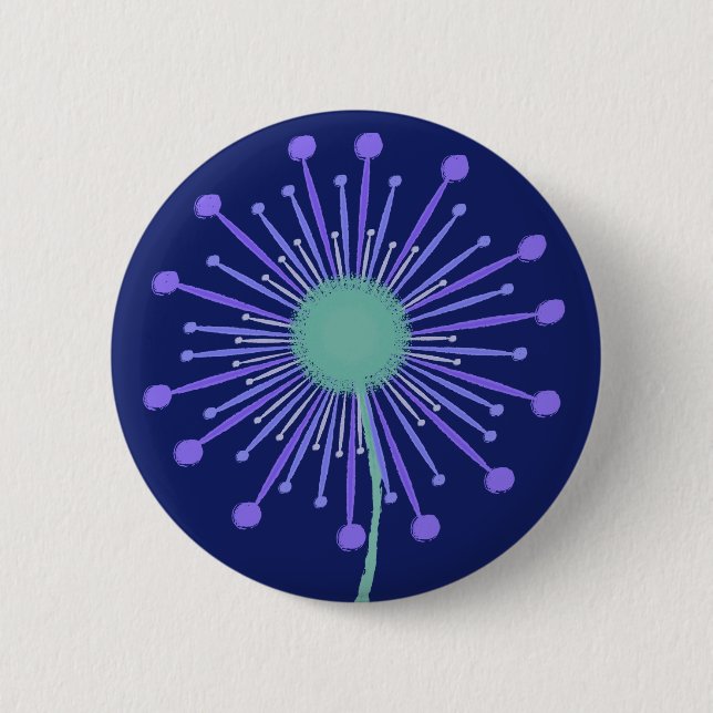 Dandelion 2 Inch Round Button (Front)