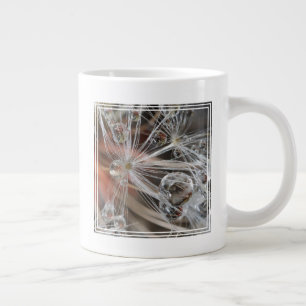 Dandelion Abstract Large Coffee Mug