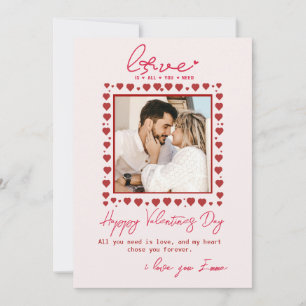 Dandelion  All You Need Is Love Valentines Day  Holiday Card