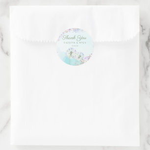 Dandelion and Glitter Thank You Favour Labels