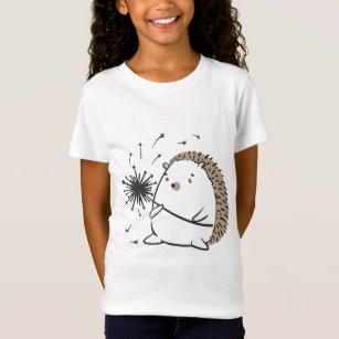 Dandelion and hedgehog design T-Shirt