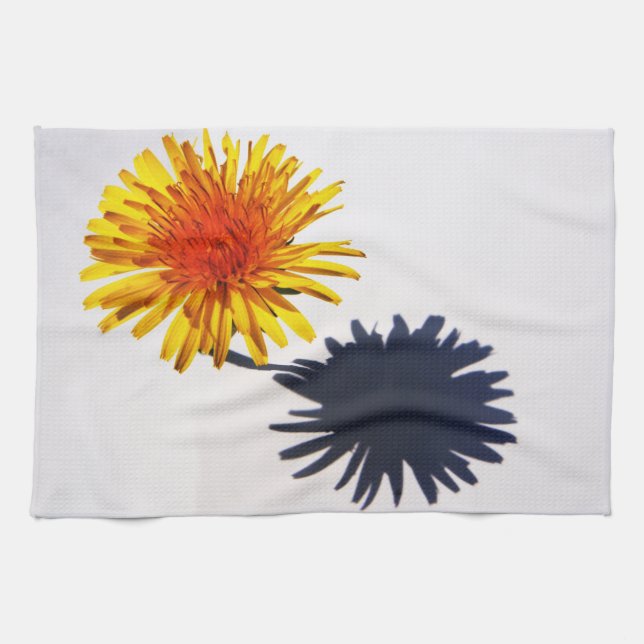 Dandelion and Shadow ktcnm Kitchen Towel (Horizontal)