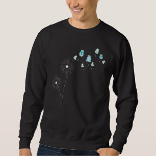Dandelion Arctic Polar Bear Floral Animal Polar B Sweatshirt