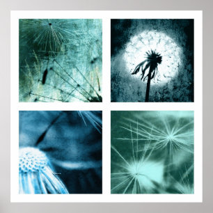 Dandelion Art - Pusteblume Art Colage 2012 004 Poster