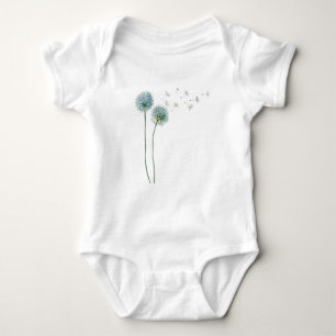 Dandelion  baby bodysuit