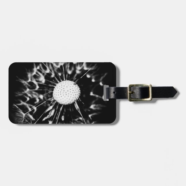 dandelion blacq luggage tag (Front Horizontal)