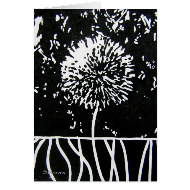 Dandelion Blossom Card (Front)