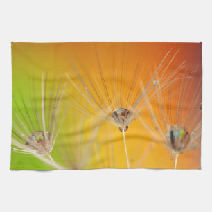 Dandelion Blossoms Flowers Destiny Peace Love Art Kitchen Towel