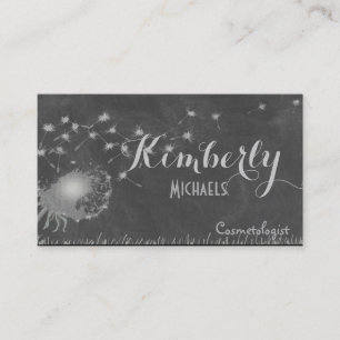 Dandelion Blowing in the Wind Business Card
