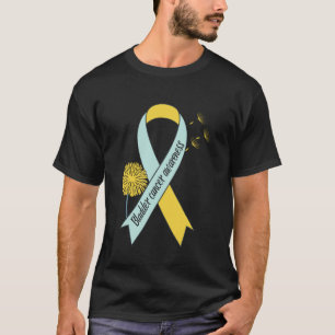 Dandelion Blowing Multicolor Awareness Ribbons T-Shirt