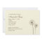 dandelion bridal shower invitation