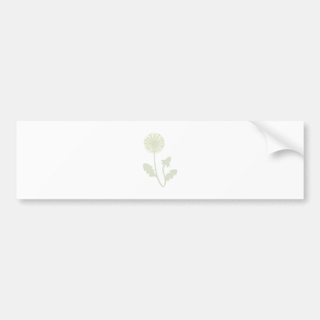 Dandelion Bumper Sticker (Front)