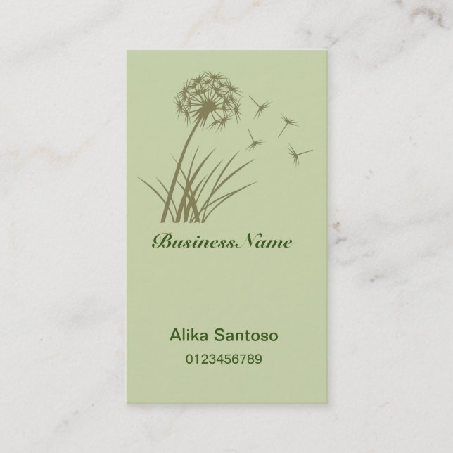 Dandelion Business Card (Front)