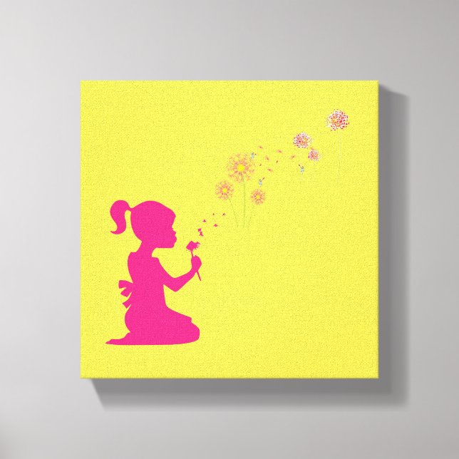 Dandelion Canvas Print (Front)