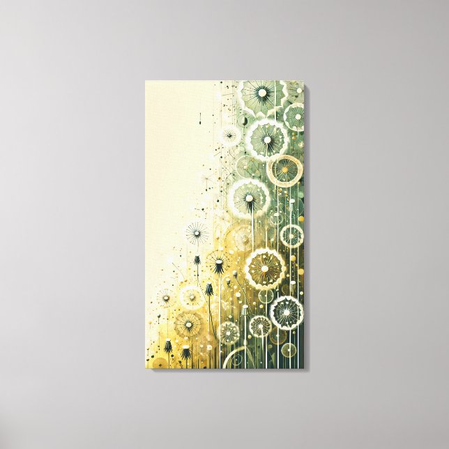 Dandelion  canvas print (Front)
