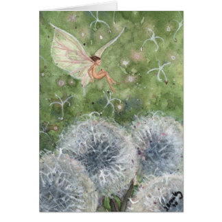 "Dandelion Clock Fae"Card