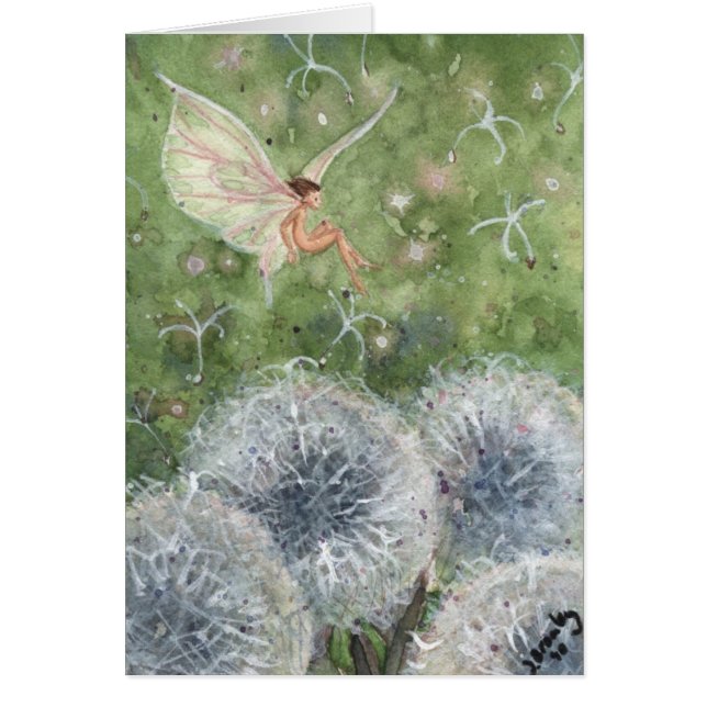 "Dandelion Clock Fae"Card (Front)