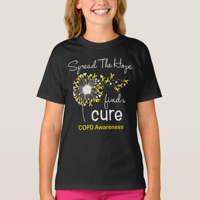 Dandelion COPD Awareness T-Shirt (Front)