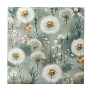 Dandelion Design Series #3 Tile