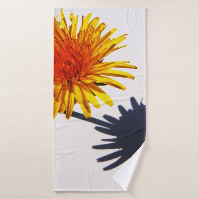 Dandelion et ombre btcna (Serviette de bain)