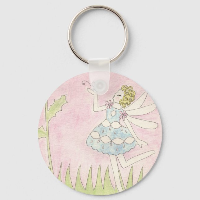 Dandelion Fairy Keychain (Front)