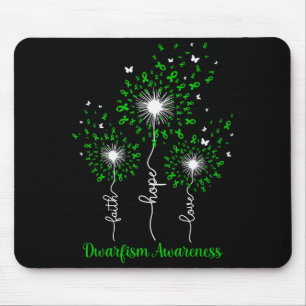 Dandelion Faith Hope Love Dwarfism Awareness  Mouse Pad