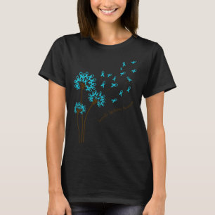 Dandelion Faith Hope Love Tourette Syndrome Awaren T-Shirt