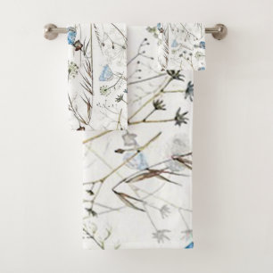 “Dandelion Flower” Bath Towel Set