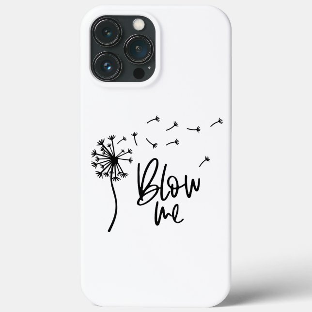 Dandelion Flower Blow Me Gift For Girlfriend Case-Mate iPhone Case (Back)