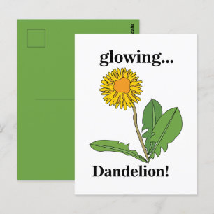 Dandelion Flower Floral Postcard