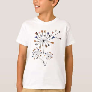 Dandelion Flowers Guitar Music Lover Guitarlist T-Shirt