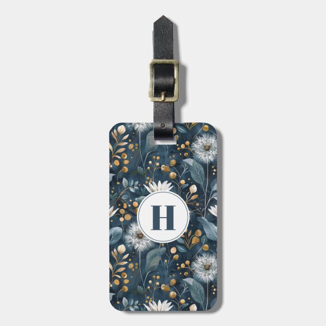 Dandelion Flowers Luggage Tag (Front Vertical)