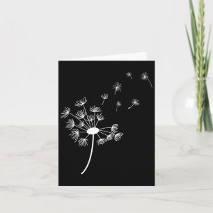 Dandelion For Women - Graphic Tees Women Dandelion Card