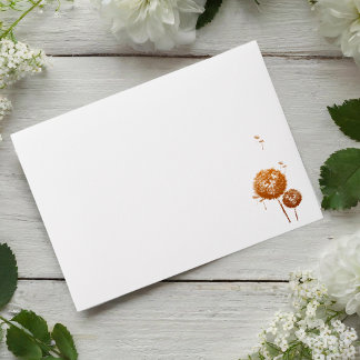 Dandelion  Forever in our hearts Envelope