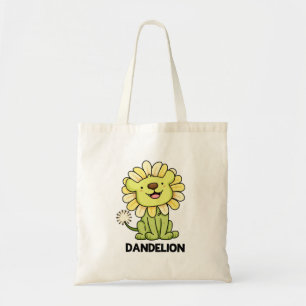 Dandelion Funny Lion Pun  Tote Bag