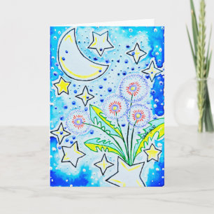 dandelion greeting card