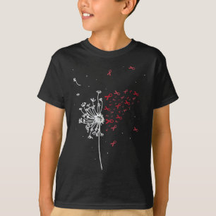 Dandelion HIV Aids Brain Aneurysm Stroke Cool Awar T-Shirt