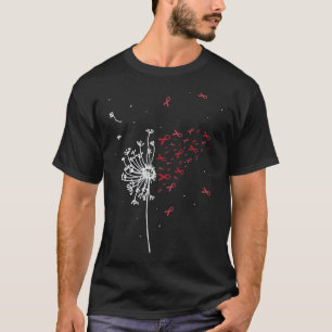 Dandelion HIV Aids Brain Aneurysm Stroke Cool Awar T-Shirt