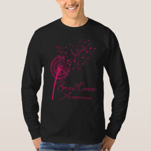 Dandelion I'm A Survivor Breast Cancer Awareness F T-Shirt